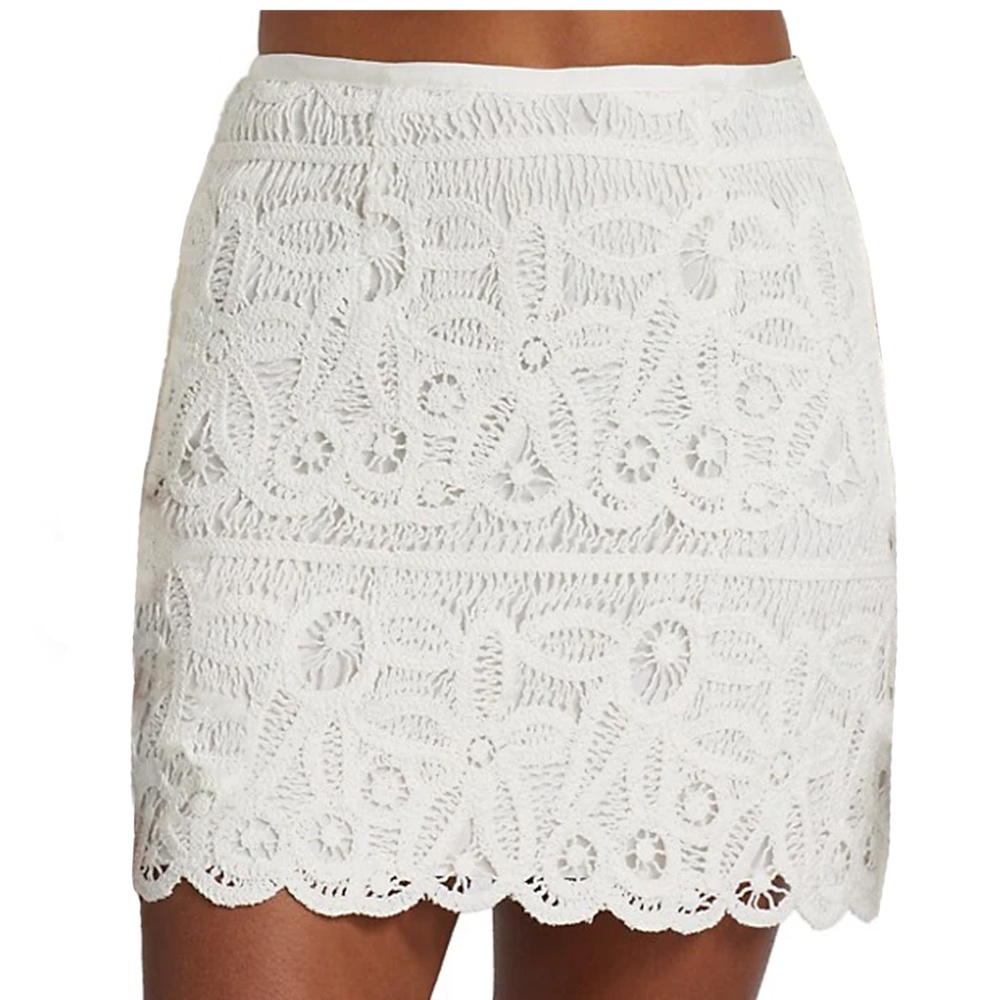 💫NWOT SAYLOR Perfect "Bernie" Lace Skirt, Size Large